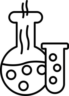 Laboratuvar Satır Simgesi Tasarımı