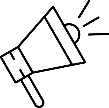 Pazarlama Satırı Simgesi Tasarımı