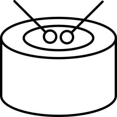 Davul Satırı Simgesi Tasarımı