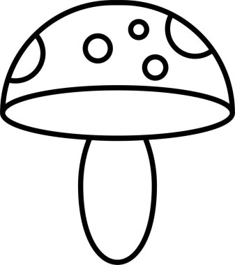 Mantar Çizgisi Simge Tasarımı