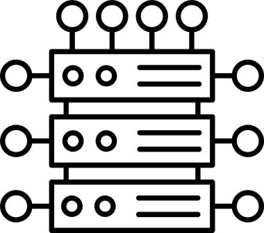 Sunucu satırı simgesi tasarımı