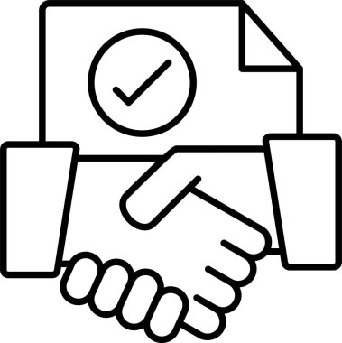 Anlaşma Satırı Simgesi Tasarımı