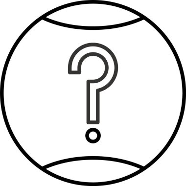 Soru çizgisi simgesi tasarımı