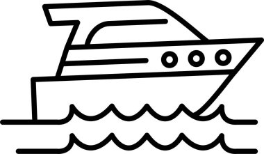 Speed Boat Line Simge Tasarımı