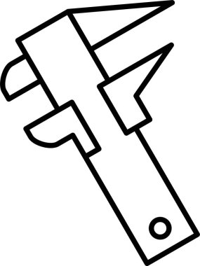 Caliper Satır Simgesi Tasarımı