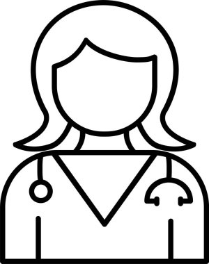 doktor satırı simgesi tasarımı