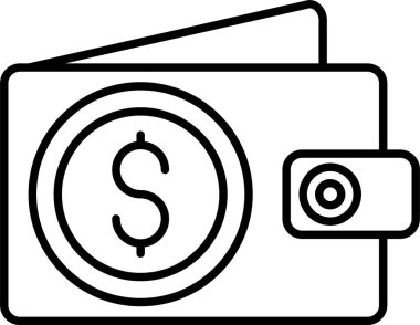 Cüzdan Satırı Simgesi Tasarımı