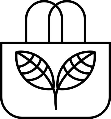 Eco Poşet Satır Simgesi Tasarımı