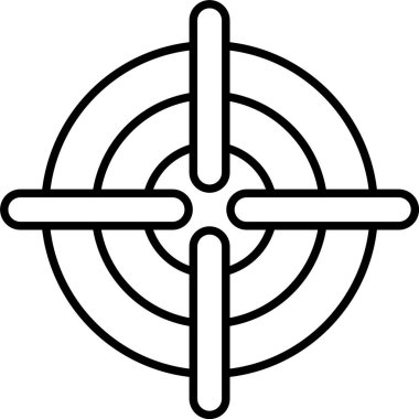 Hedef satır simgesi tasarım