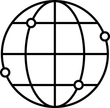 Dünya Satır Simgesi Tasarımı