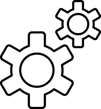 Otomasyon Satırı Simgesi Tasarımı