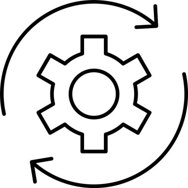 Geri Dönüşüm Satırı Simgesi Tasarımı