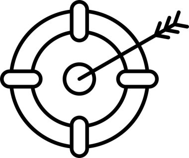 Hedef satır simgesi tasarımı