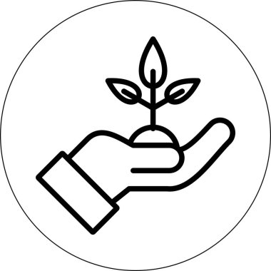 Bitki Satırı Simgesi Tasarımı Kaydet