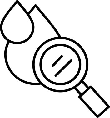 Hematoloji Satır Simgesi Tasarımı