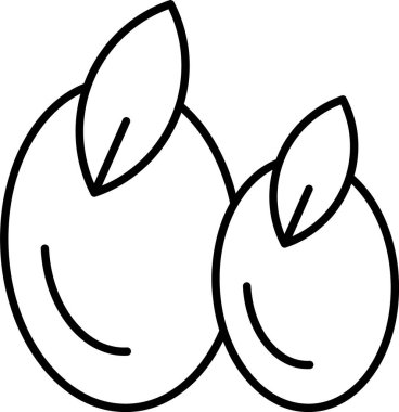 Zeytin Çizgisi Simgesi Tasarımı