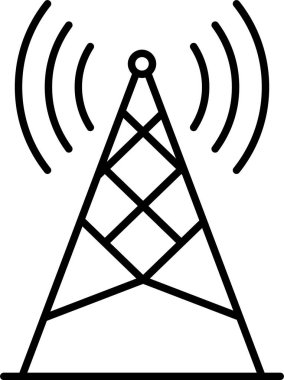 Anten Çizgisi Simge Tasarımı