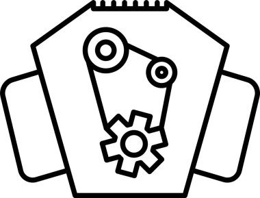 Motor Hattı Simgesi Tasarımı