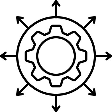 Genişleme Satırı Simgesi Tasarımı