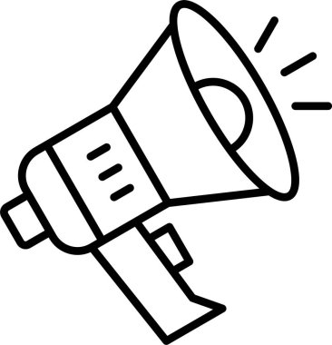 Hoparlör Satır Simgesi Tasarımı