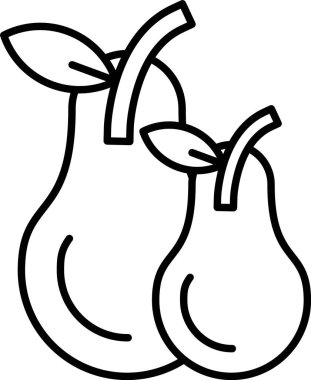 Avokado Satır Simgesi tasarımı