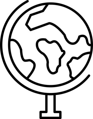 Dünya Çizgisi Simge Tasarımı