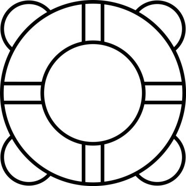 Şamandıra Çizgisi Simgesi Tasarımı