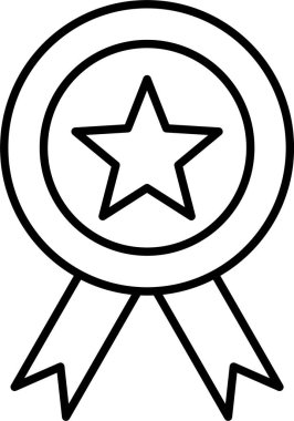 Rozet satırı simgesi tasarım