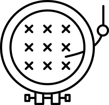 Dikiş Çizgisi Simgesi Tasarımı