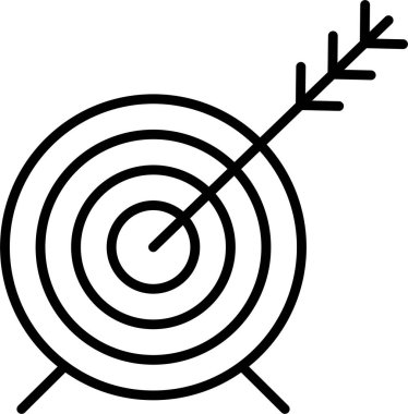 Hedef satır simgesi tasarım