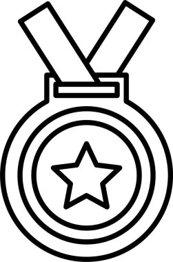 Madalya Satırı Simgesi Tasarımı