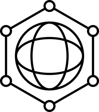 Ağ çizgisi simgesi tasarımı