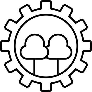 Orman Yönetimi Satır Simgesi Tasarımı