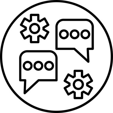 Sohbet Satırı Simgesi Tasarımı