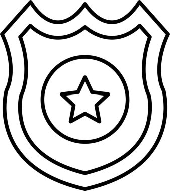 Polis Rozet Hat Simgesi Tasarımı