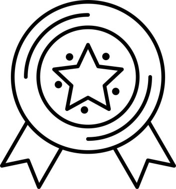 Madalya Satırı Simgesi Tasarımı