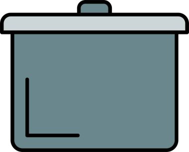 Ot Satırı Doldurulmuş Simge Tasarımı