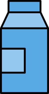 Süt Satırı Doldurulmuş simge Tasarımı