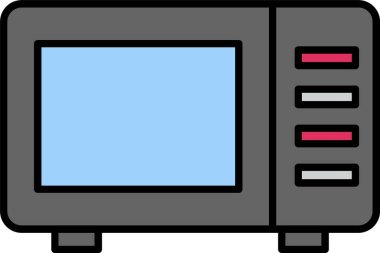 Mikrodalga Satırı Simge Tasarımı