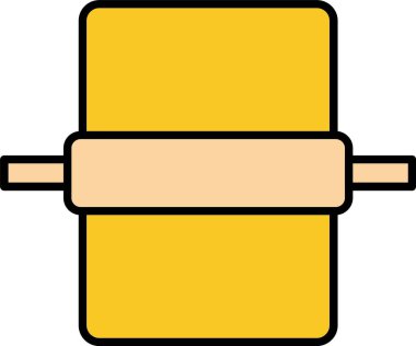 Hamur Satırı Doldurulmuş Simge Tasarımı