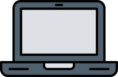 Dizüstü bilgisayar Satırı Simge Tasarımı