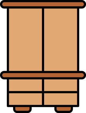 Dolap Satırı Simge Tasarımı Dolduruldu