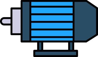 Elektrik Motor Hattı Simge Tasarımı