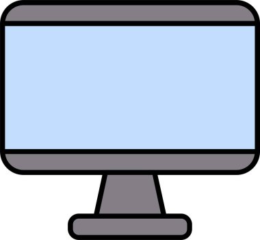 Simge Tasarımı Doldurulmuş Monitör Satırı