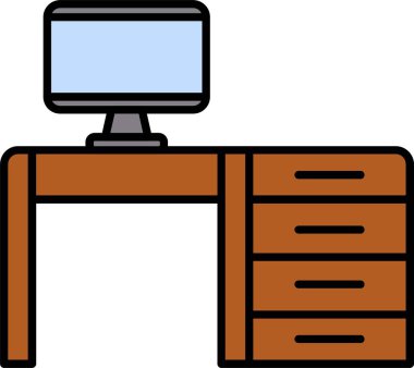 Masaüstü Satırı Doldurulmuş Simge Tasarımı