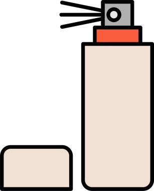 Sprey Şişe Satırı Simge Tasarımı