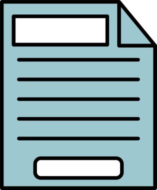 Görev Satırı Doldurulmuş Simge Tasarımı