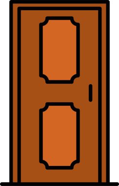 Kapı Satırı Doldurulmuş simge Tasarımı