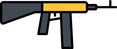 Tüfek Satırı Simge Tasarımı Dolduruldu