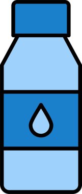 Şişe Satırı Doldurulmuş Simge Tasarımı